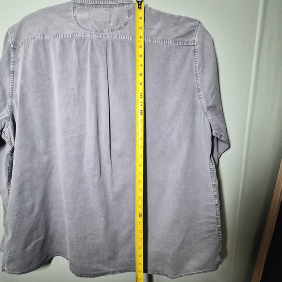 One Star Converse Button Down Chambrey Gray 2XL - Picture 7 of 13